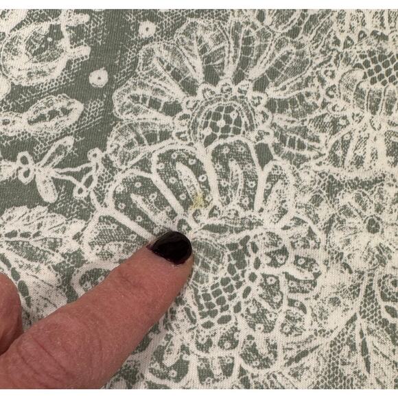 PERUVIAN CONNECTION 100% Pima Cotton Mandala Floral Print‎ Tee Size XL - Picture 6 of 6